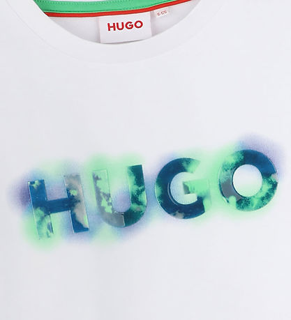HUGO T-shirt - Hvid m. Print HUGO T-shirt - Hvid m. Print