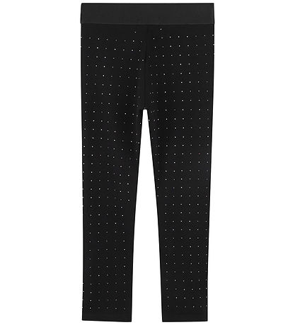 Little Marc Jacobs Leggings - Sort m. Similisten