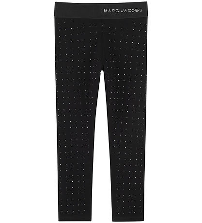 Little Marc Jacobs Leggings - Sort m. Similisten