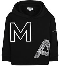 Little Marc Jacobs Hættetrøje - Sort m. Print Little Marc Jacobs Hættetrøje - Sort m. Print