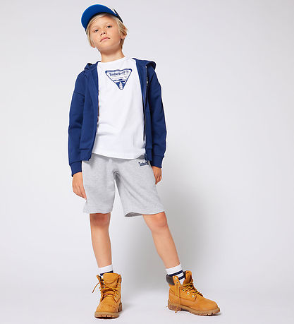 Timberland Cardigan m. Hætte - Medieval Blue Timberland Cardigan m. Hætte - Medieval Blue