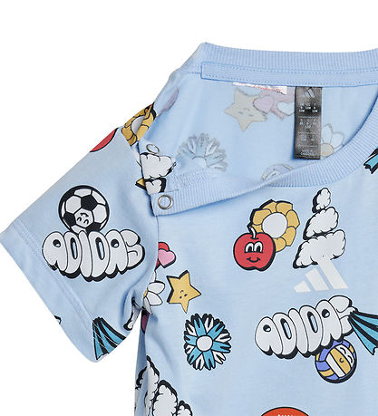 adidas Performance Sæt - Lyseblå/Multifarvet adidas Performance Sæt - Lyseblå/Multifarvet