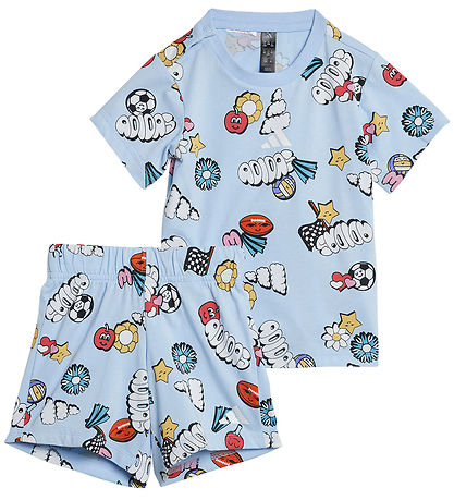 adidas Performance Sæt - Lyseblå/Multifarvet adidas Performance Sæt - Lyseblå/Multifarvet