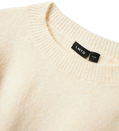 LMTD Bluse - Strik - NlfOdet - White Alyssum LMTD Bluse - Strik - NlfOdet - White Alyssum