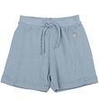 Joha Shorts - Uld - Støvet Blå Joha Shorts - Uld - Støvet Blå