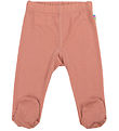 Joha Leggings m. Fødder - Uld - Laks Joha Leggings m. Fødder - Uld - Laks