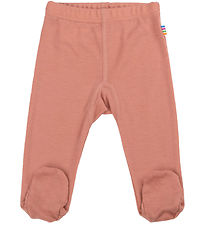 Joha Leggings m. Fødder - Uld - Laks Joha Leggings m. Fødder - Uld - Laks