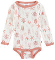 Joha Body l/æ - Uld - Lyserød m. Print Joha Body l/æ - Uld - Lyserød m. Print
