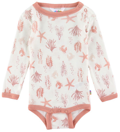 Joha Body l/æ - Uld - Lyserød m. Print Joha Body l/æ - Uld - Lyserød m. Print
