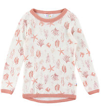 Joha Bluse - Uld - Lyserød m. Print Joha Bluse - Uld - Lyserød m. Print