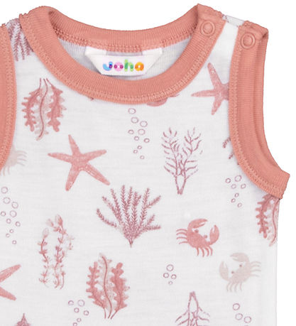 Joha Body u/æ - Uld - Lyserød m. Print Joha Body u/æ - Uld - Lyserød m. Print