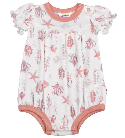 Joha Sommerdragt - Uld - Lyserød m. Print Joha Sommerdragt - Uld - Lyserød m. Print