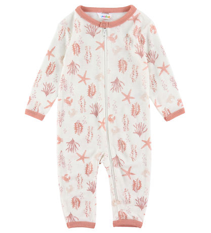 Joha Heldragt - Uld - Lyserød m. Print Joha Heldragt - Uld - Lyserød m. Print