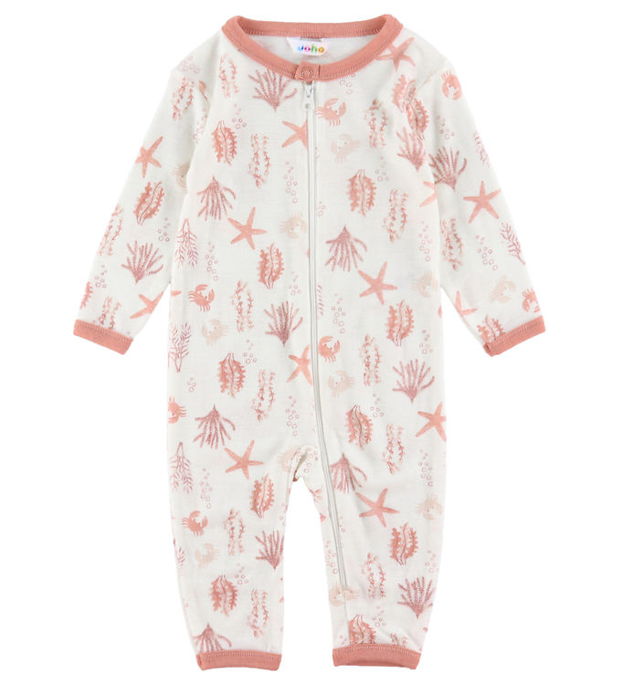 Joha Heldragt - Uld - Lyserød m. Print