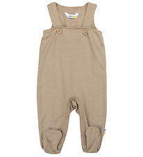 Joha Sparkedragt m. Seler/Fødder - Uld/Silke - Beige Joha Sparkedragt m. Seler/Fødder - Uld/Silke - Beige