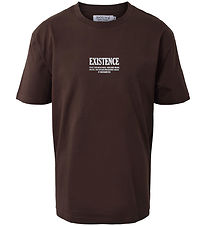 Hound T-shirt - Mørkebrun m. Print Hound T-shirt - Mørkebrun m. Print