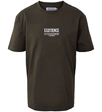 Hound T-shirt - Armygrøn m. Print Hound T-shirt - Armygrøn m. Print