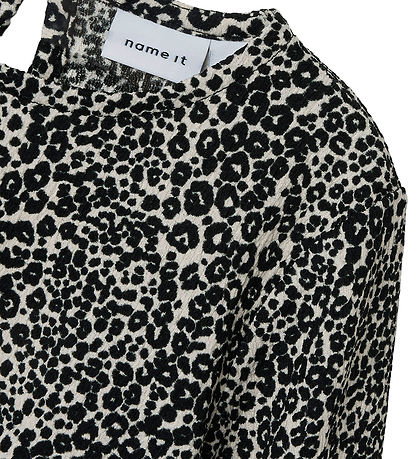 Name It Bluse - NmfSimone - Sort/Hvid Name It Bluse - NmfSimone - Sort/Hvid