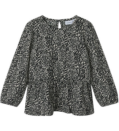 Name It Bluse - NmfSimone - Sort/Hvid Name It Bluse - NmfSimone - Sort/Hvid