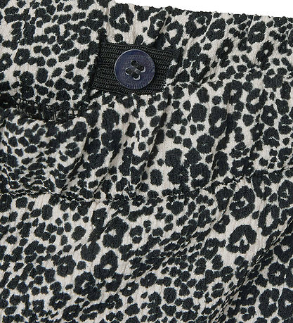 Name It Bukser - NmfSimone - Sort m. Leopard