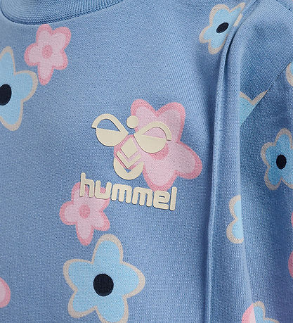 Hummel Kjole - hmlRinna - Faded Denim m. Blomster Hummel Kjole - hmlRinna - Faded Denim m. Blomster