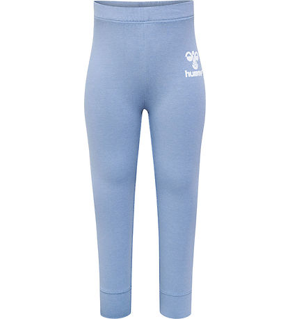 Hummel Leggings - hmlMino - Faded Denim/Marshmallow Hummel Leggings - hmlMino - Faded Denim/Marshmallow
