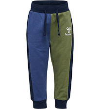 Hummel Sweatpants - hmlAssym - Black Iris m. Logo Hummel Sweatpants - hmlAssym - Black Iris m. Logo