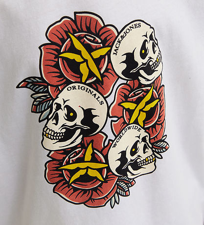 Jack & Jones T-shirt - Joranatomy - Bright White