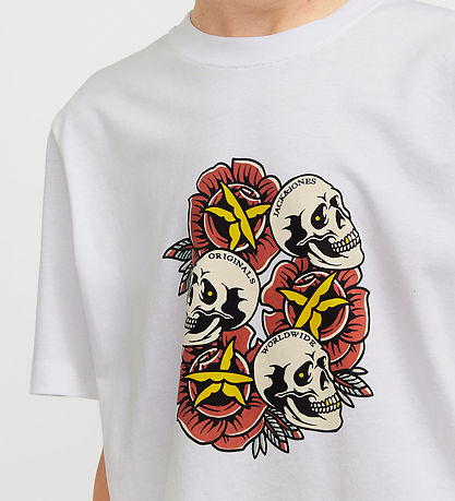 Jack & Jones T-shirt - Joranatomy - Bright White