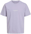 Jack & Jones T-shirt - JorVesterbro - Cosmic Sky/LOOSE Jack & Jones T-shirt - JorVesterbro - Cosmic Sky/LOOSE