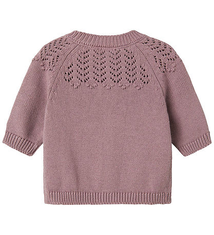 Name It Cardigan - Strik - NbfBimolly - Elderberry