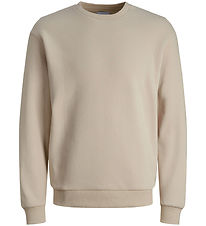 Jack & Jones Sweatshirt - JjBradley - Moonbeam Jack & Jones Sweatshirt - JjBradley - Moonbeam