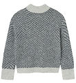 LMTD Bluse - Strik - NlfNildes - Dark Grey Melange/Light Grey Me LMTD Bluse - Strik - NlfNildes - Dark Grey Melange/Light Grey Me