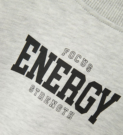 Name It Sweatshirt - NkfBoida - Light Grey Melange Name It Sweatshirt - NkfBoida - Light Grey Melange