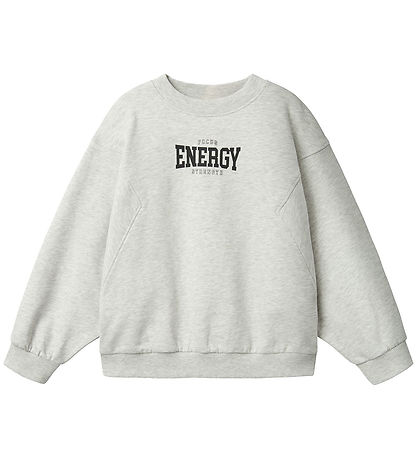 Name It Sweatshirt - NkfBoida - Light Grey Melange Name It Sweatshirt - NkfBoida - Light Grey Melange