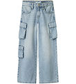 Name It Jeans - Wide - Noos - NkfBella - Light Blue Bleached Den Name It Jeans - Wide - Noos - NkfBella - Light Blue Bleached Den