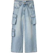 Name It Jeans - Wide - Noos - NkfBella - Light Blue Bleached Den Name It Jeans - Wide - Noos - NkfBella - Light Blue Bleached Den