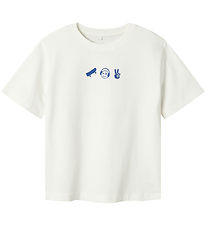 Name It T-shirt - NkmBekaj - Cloud Dancer/LIMOGES Name It T-shirt - NkmBekaj - Cloud Dancer/LIMOGES