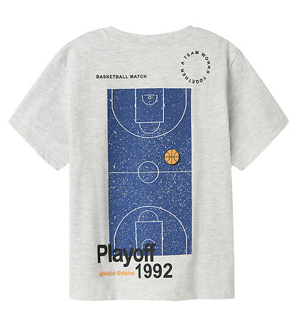 Name It T-shirt - NkmBeask - Light Grey Melange