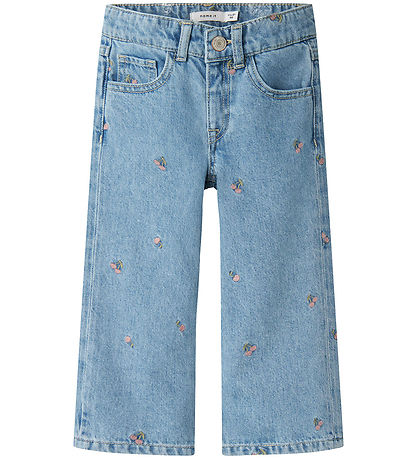 Name It Jeans - Wide - NmfRose - Light Blue Denim Name It Jeans - Wide - NmfRose - Light Blue Denim