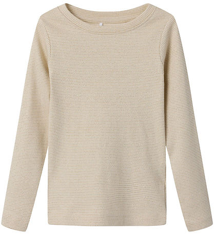 Name It Bluse - Rib - NmfBinnie - Summer Sand Name It Bluse - Rib - NmfBinnie - Summer Sand