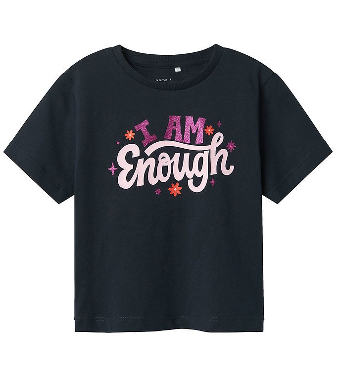 Name It T-shirt Dark Sapphire Med Print - Str. 2y 92cm
