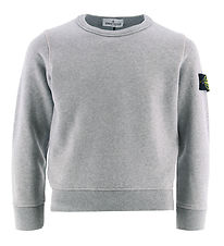 Stone Island Sweatshirt - Gråmeleret Stone Island Sweatshirt - Gråmeleret