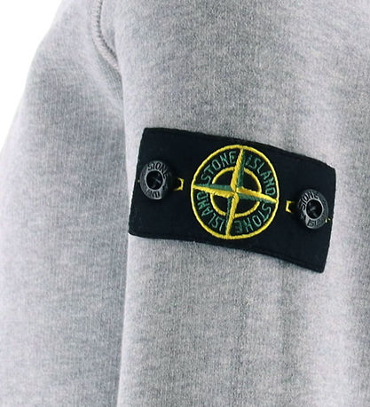 Stone Island Sweatshirt - Gråmeleret Stone Island Sweatshirt - Gråmeleret