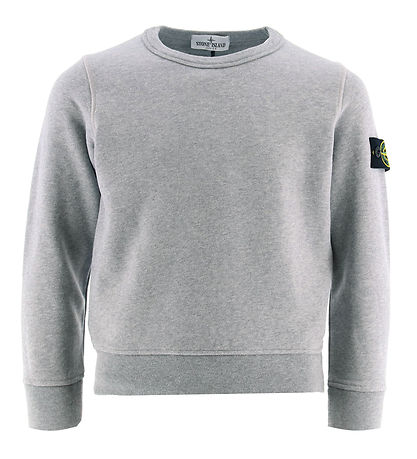 Stone Island Sweatshirt - Gråmeleret Stone Island Sweatshirt - Gråmeleret