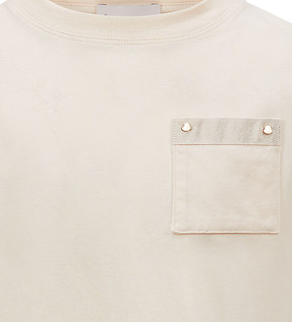 Moncler T-shirt - Creme Moncler T-shirt - Creme