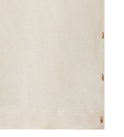 Moncler T-shirt - Creme Moncler T-shirt - Creme