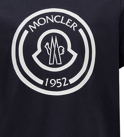 Moncler T-shirt - Navy m. Print Moncler T-shirt - Navy m. Print