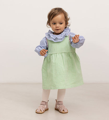 MarMar Kjole - Daely - Cale Green Stripe
