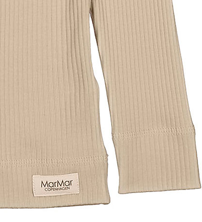 MarMar Bluse - Rib - Modal - Plain - Stone Wall MarMar Bluse - Rib - Modal - Plain - Stone Wall